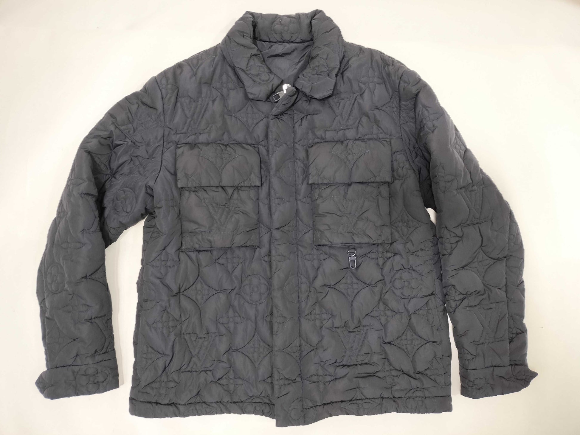 LOUIS VUITTON Monogram Quilted Down Coat