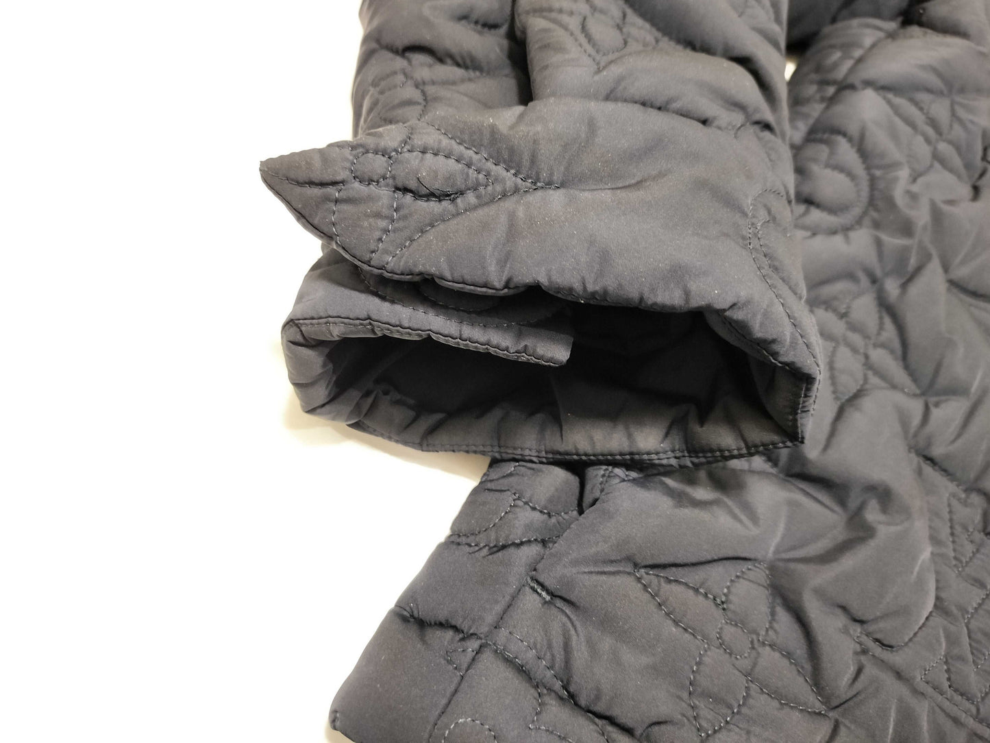 LOUIS VUITTON Monogram Quilted Down Coat