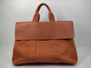 HERMES Valparaiso GM Toile x Chevre Orange Handbag