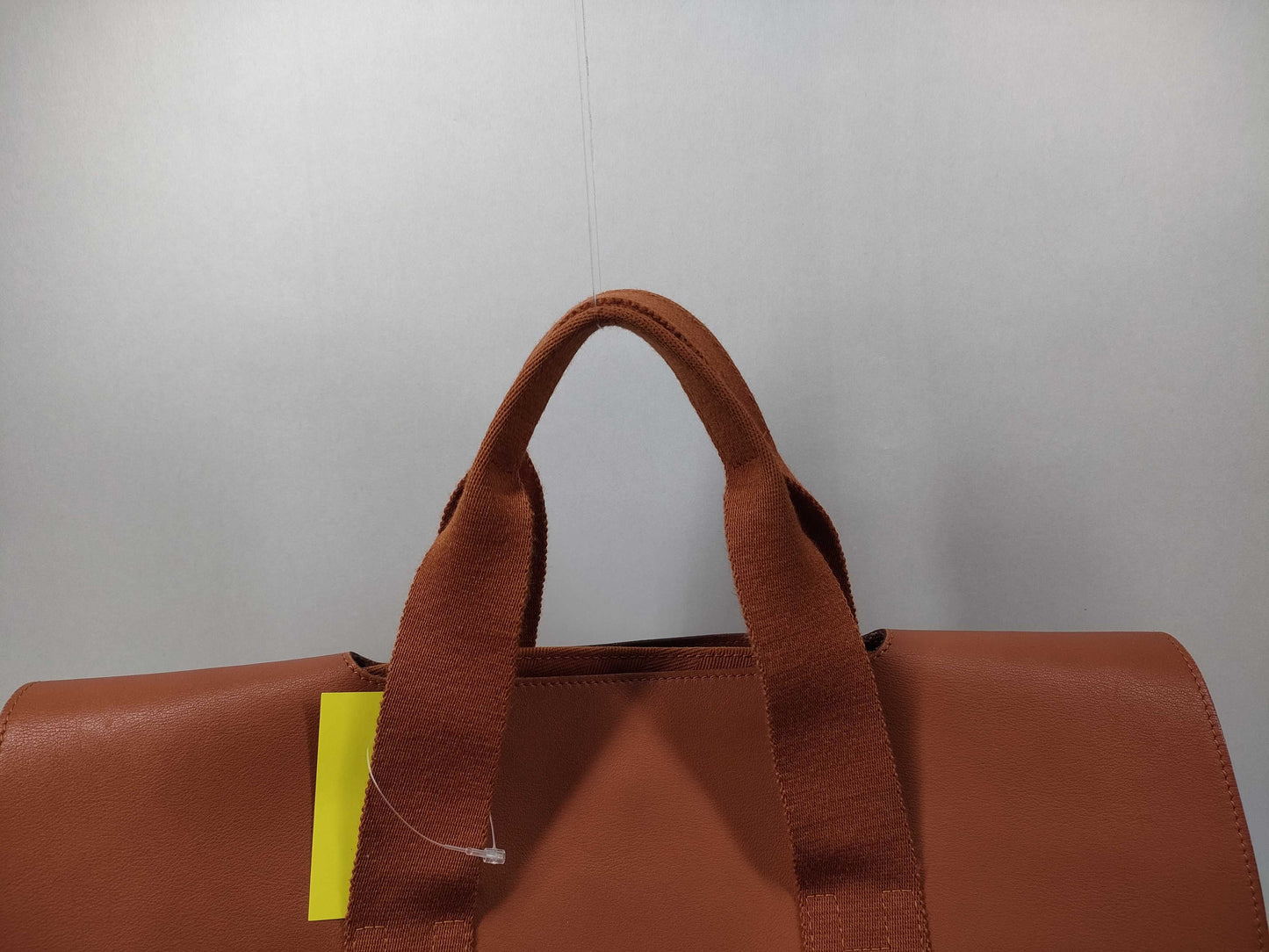 HERMES Valparaiso GM Toile x Chevre Orange Handbag