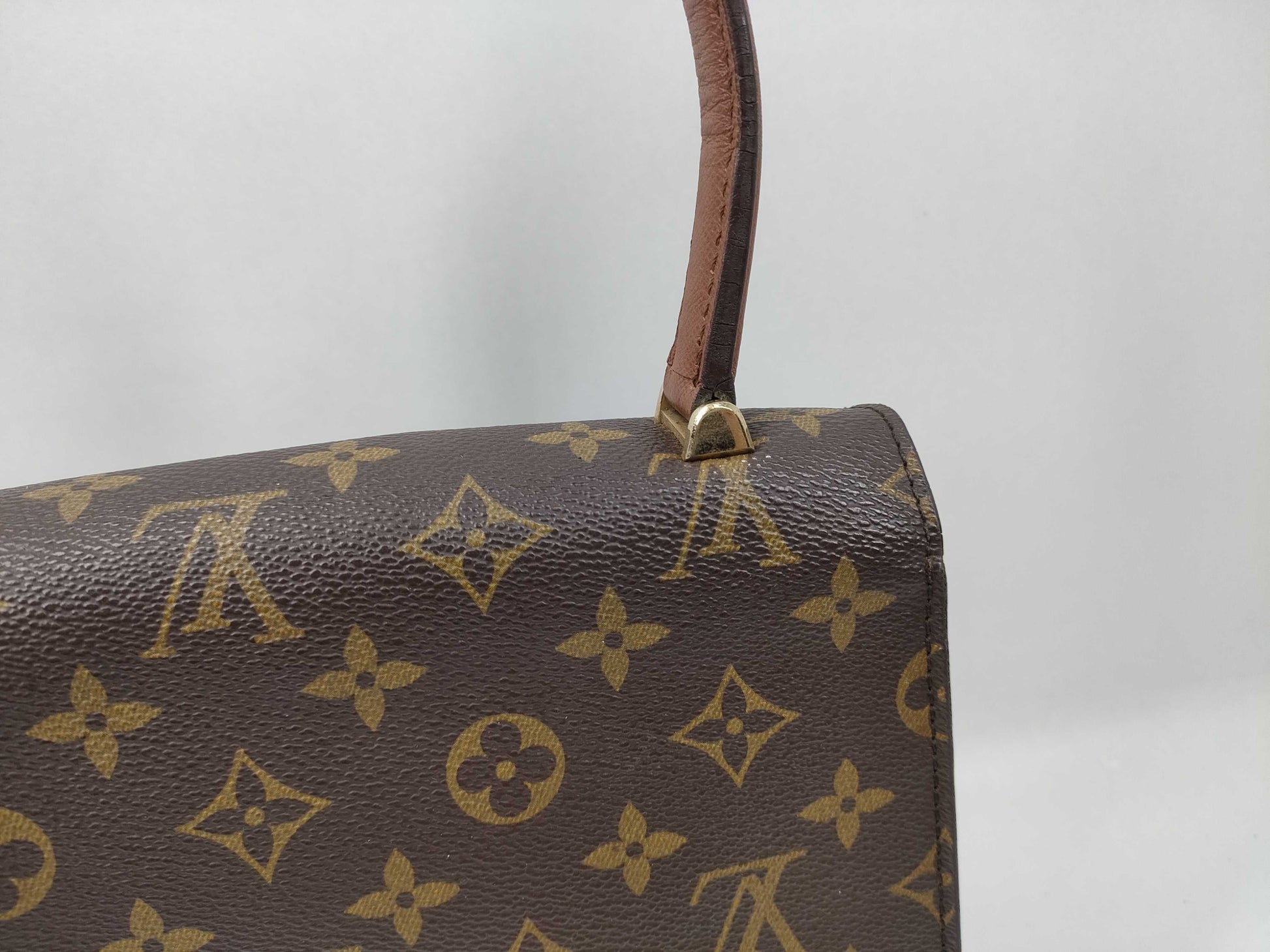 LOUIS VUITTON Monogram? 51379 Malesherbes / Inner pocket peeling / Made in 1992 Handbag