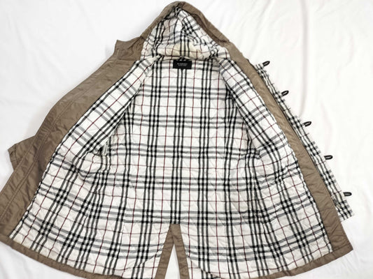BURBERRY Black Label Coat with Checked Lining