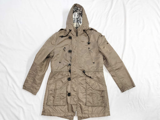 BURBERRY Black Label Coat with Checked Lining