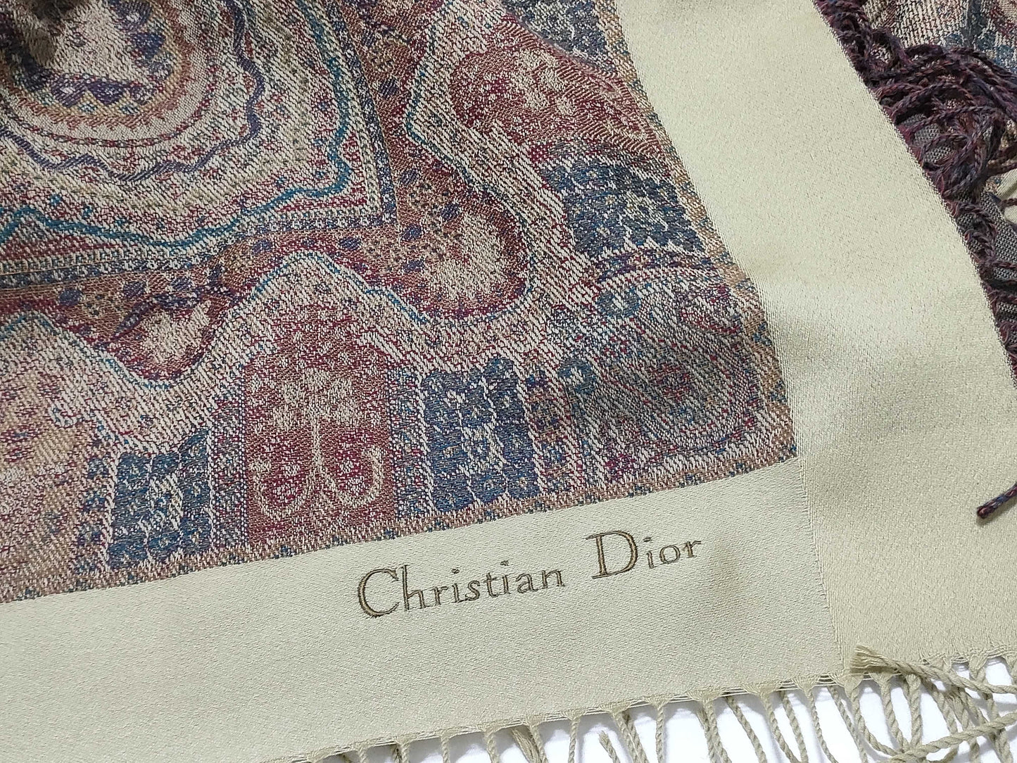 Dior large stole scarf