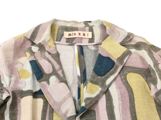 Marni/Coat/All-over print coat