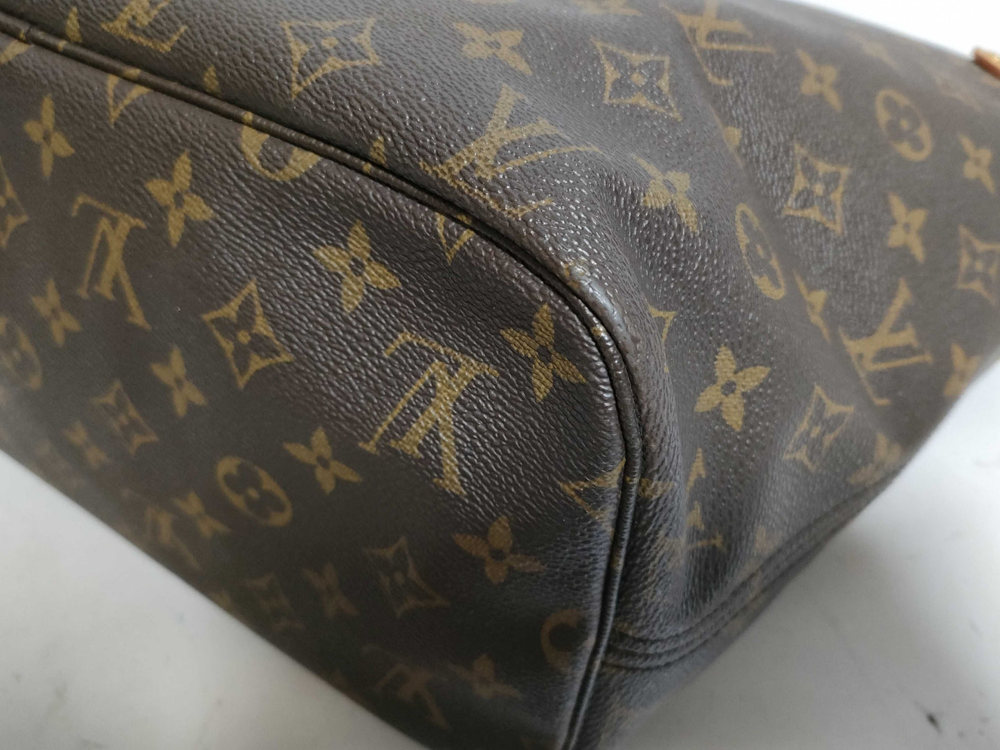 LOUIS VUITTON Monogram M40156 Neverful MM Old Tote Bag