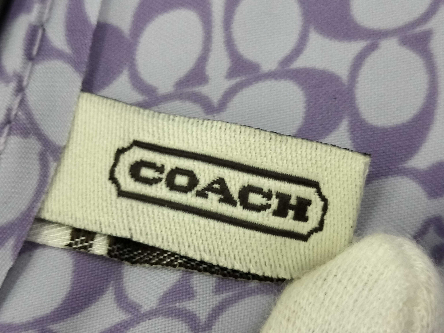 COACH Folding Umbrella with Tag Umbrella Umbrella