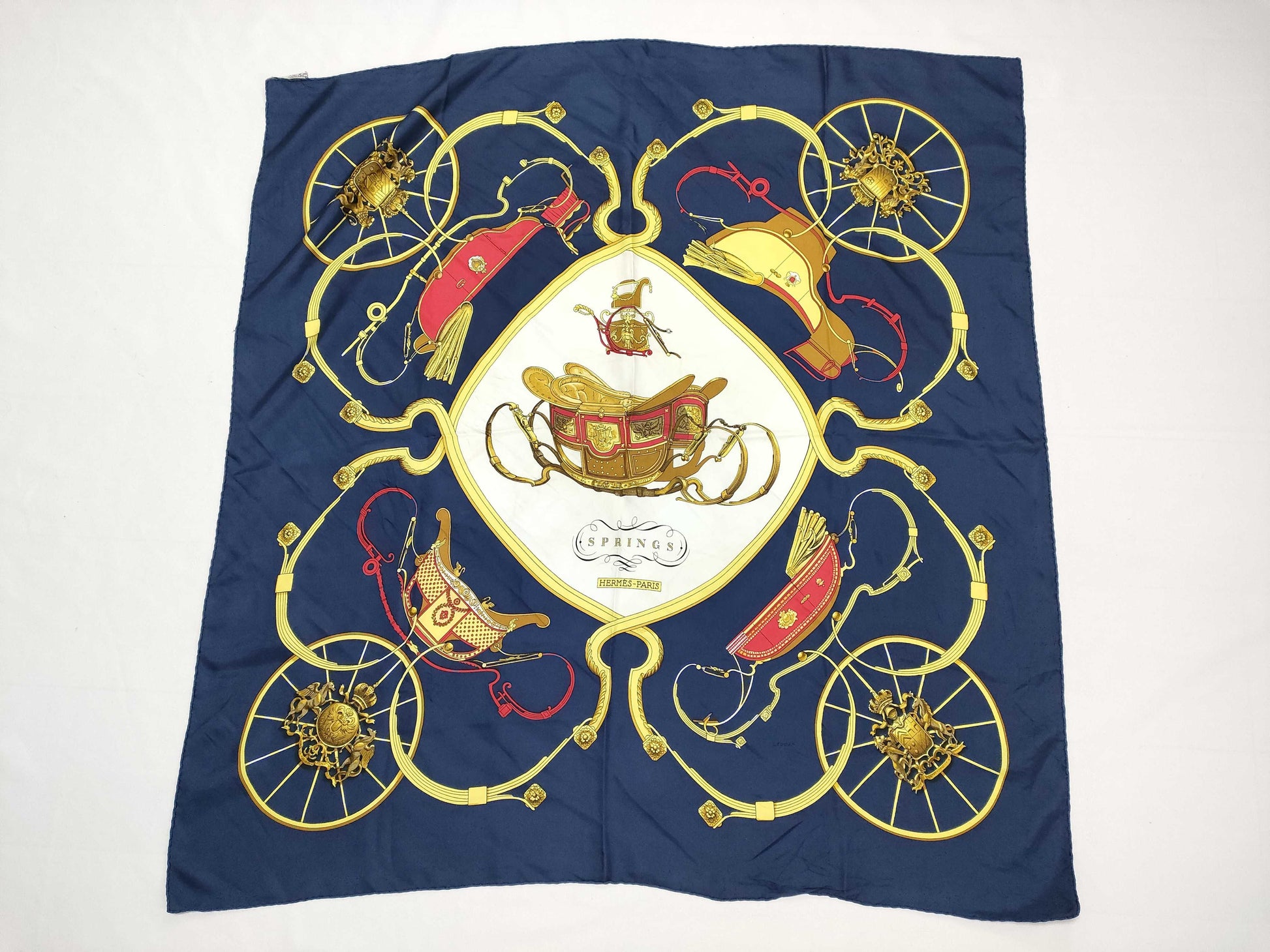 HERMES Carre SPRINGS Carre 90 Scarf