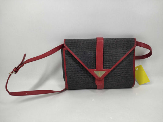Yves Saint Laurent Triangle Plate Tweed Shoulder Bag