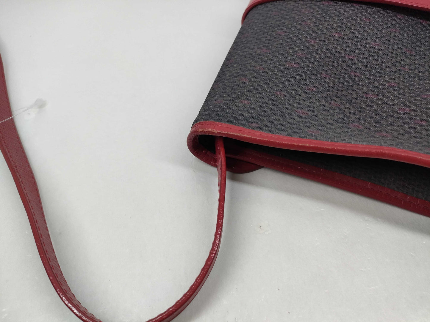 Yves Saint Laurent Triangle Plate Tweed Shoulder Bag