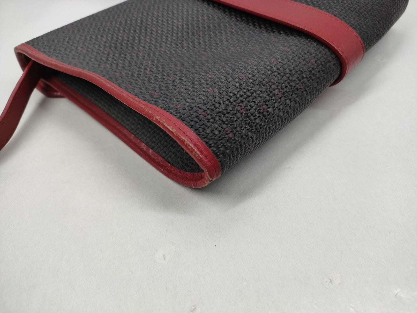 Yves Saint Laurent Triangle Plate Tweed Shoulder Bag