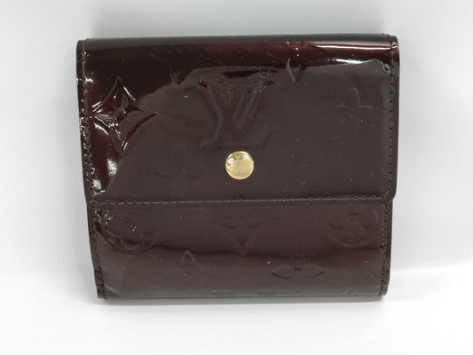 LOUIS VUITTON Vernis Porte Monnaie Carte Credit Wallet