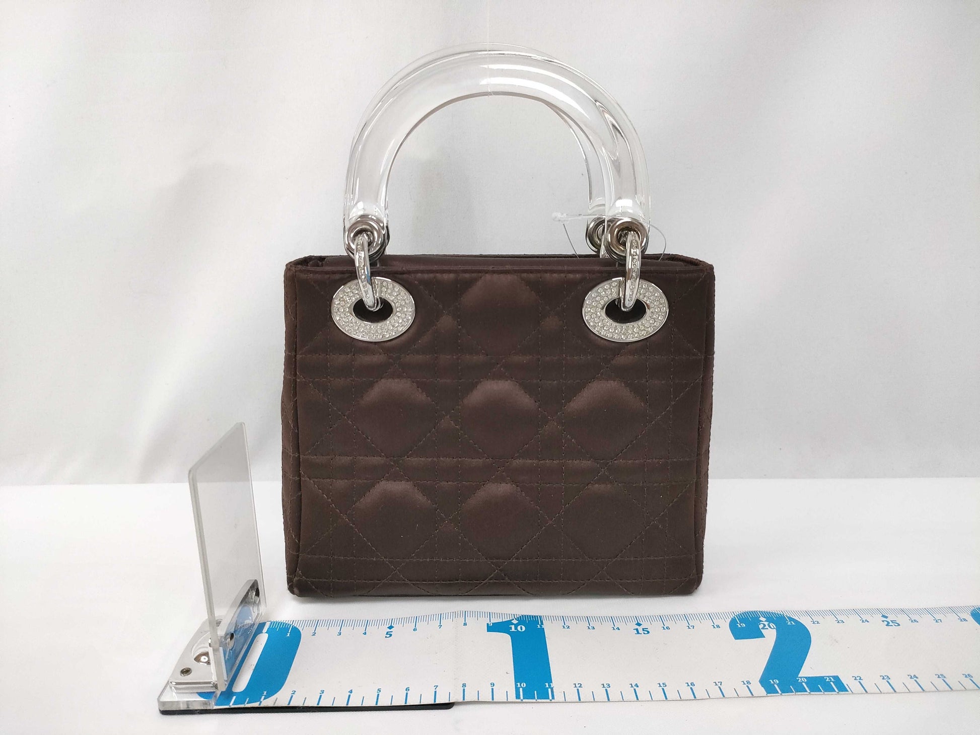 Dior Lady Dior Rhinestone/Mini Handbag