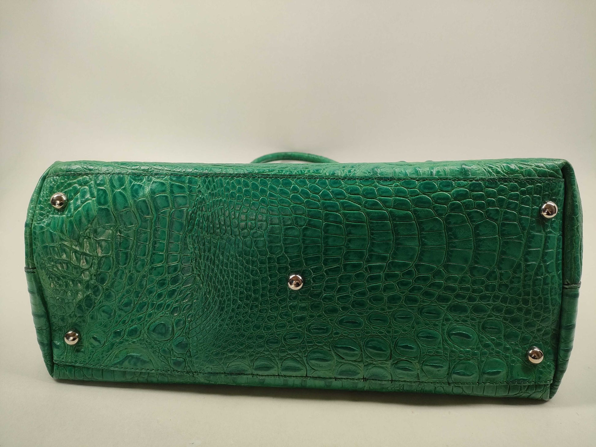 FURLA Green Tote Bag