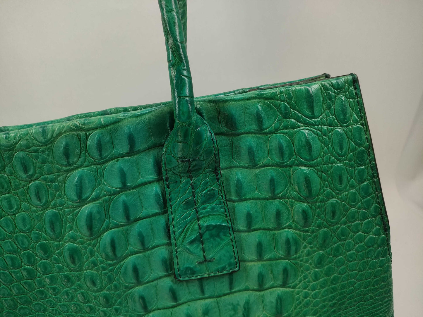 FURLA Green Tote Bag