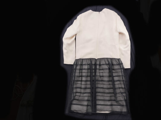 CHANEL Chiffon Two-Tone Mini Dress 2022 Dress