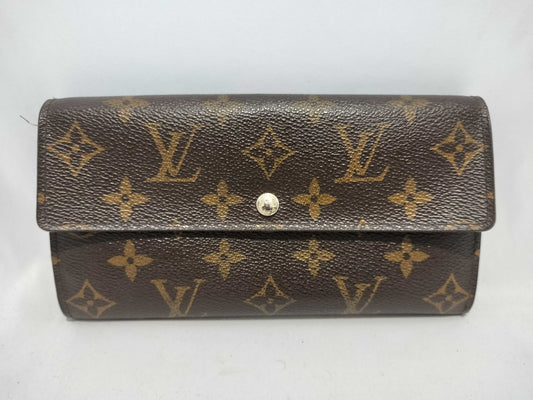 LOUIS VUITTON Monogram Portefeuille Sarah Wallet