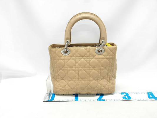 Dior Lady Dior Beige Handbag