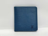 LOUIS VUITTON Epi Bi-fold Wallet Wallet Blue Wallet