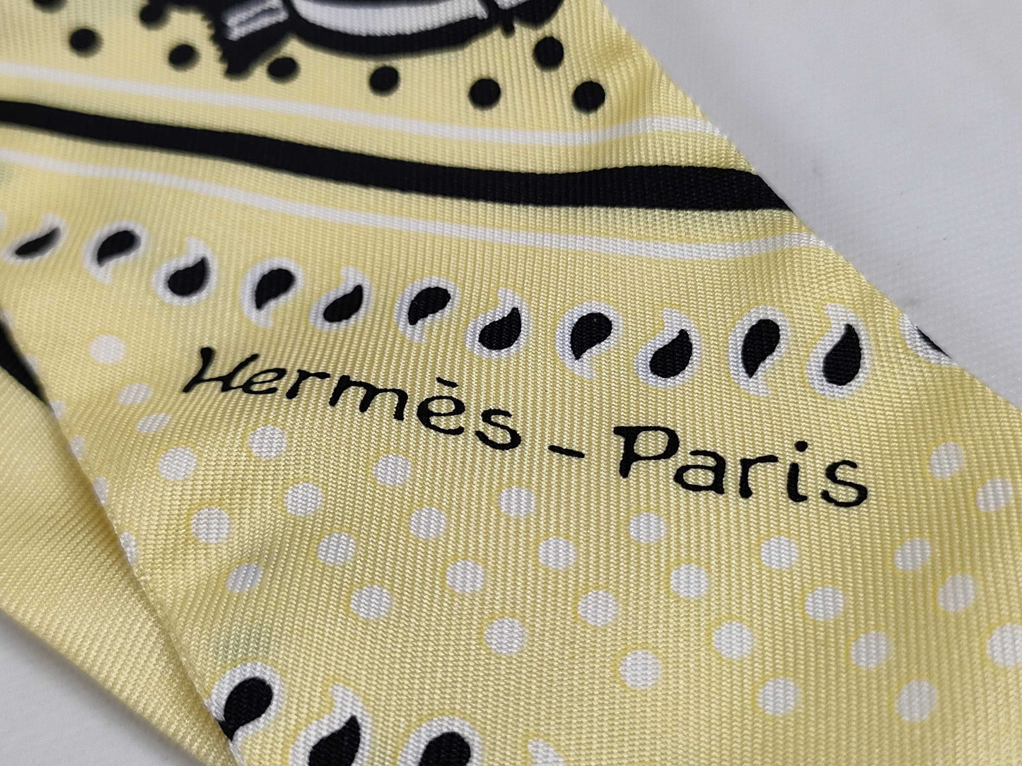 HERMES Twilly Yellow Tag Missing Other Accessories