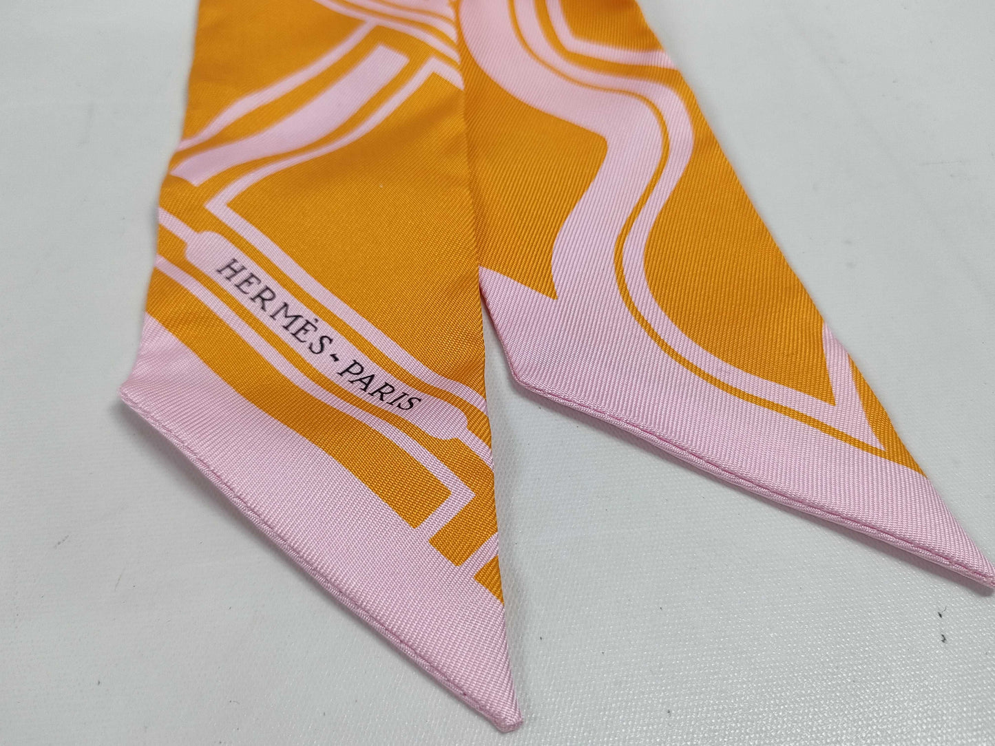 HERMES Twilly Pink Other Accessories