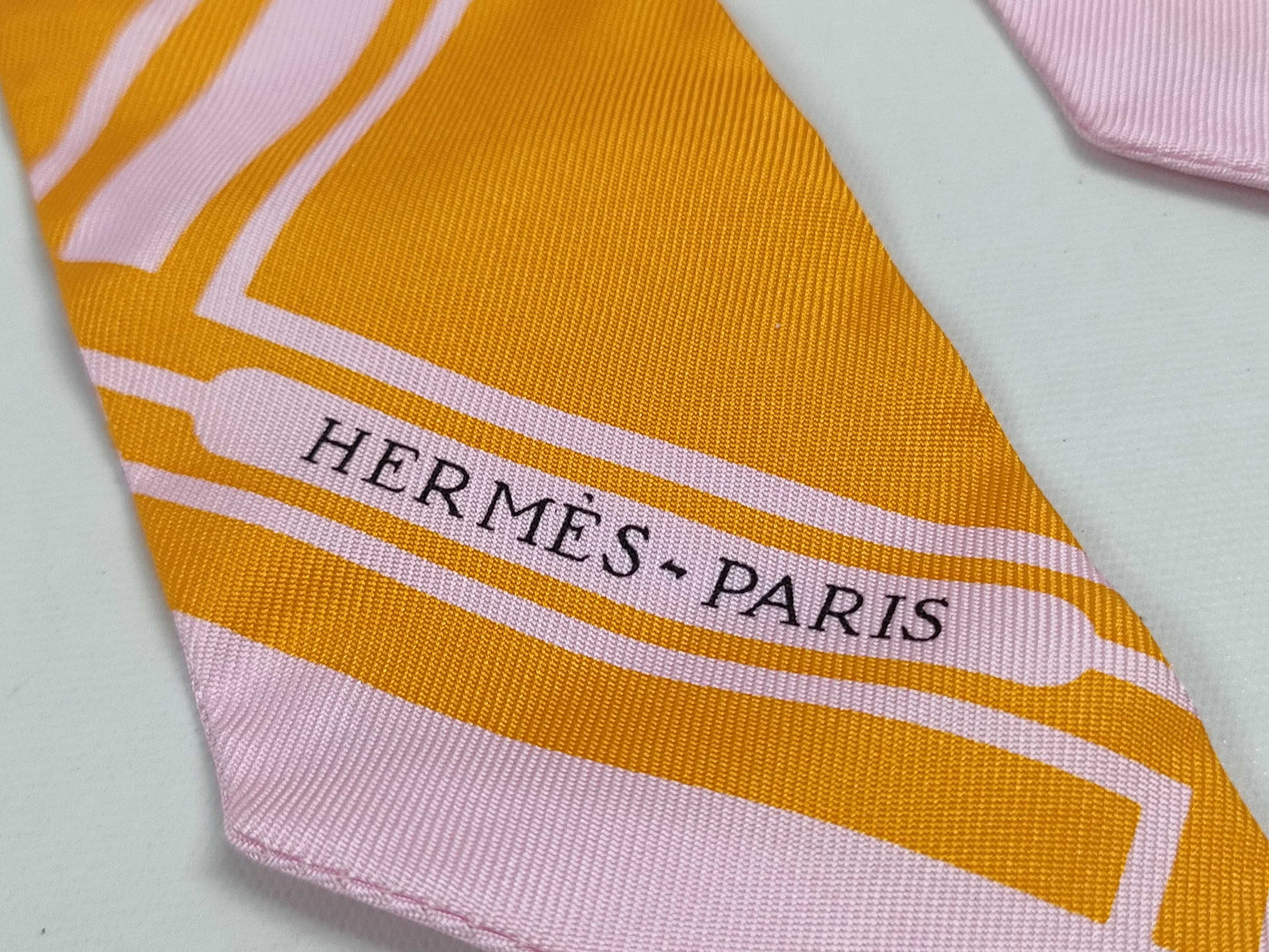 HERMES Twilly Pink Other Accessories