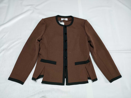 Yves Saint Laurent No-collar/Cardigan/Two-tone Cardigan