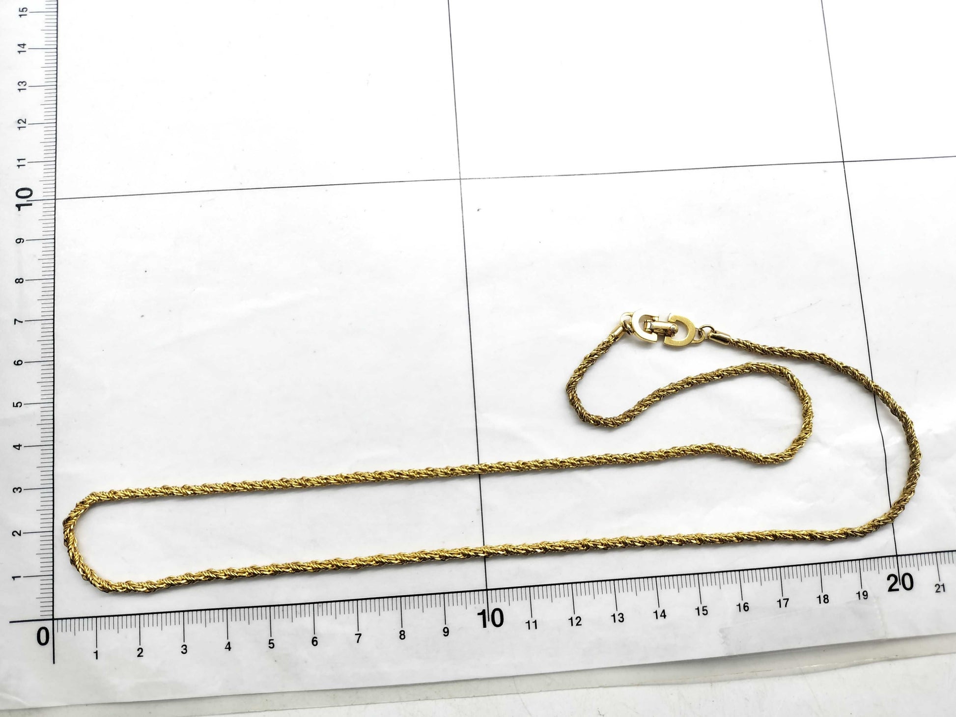 Dior Screw Chain Necklace Necklace