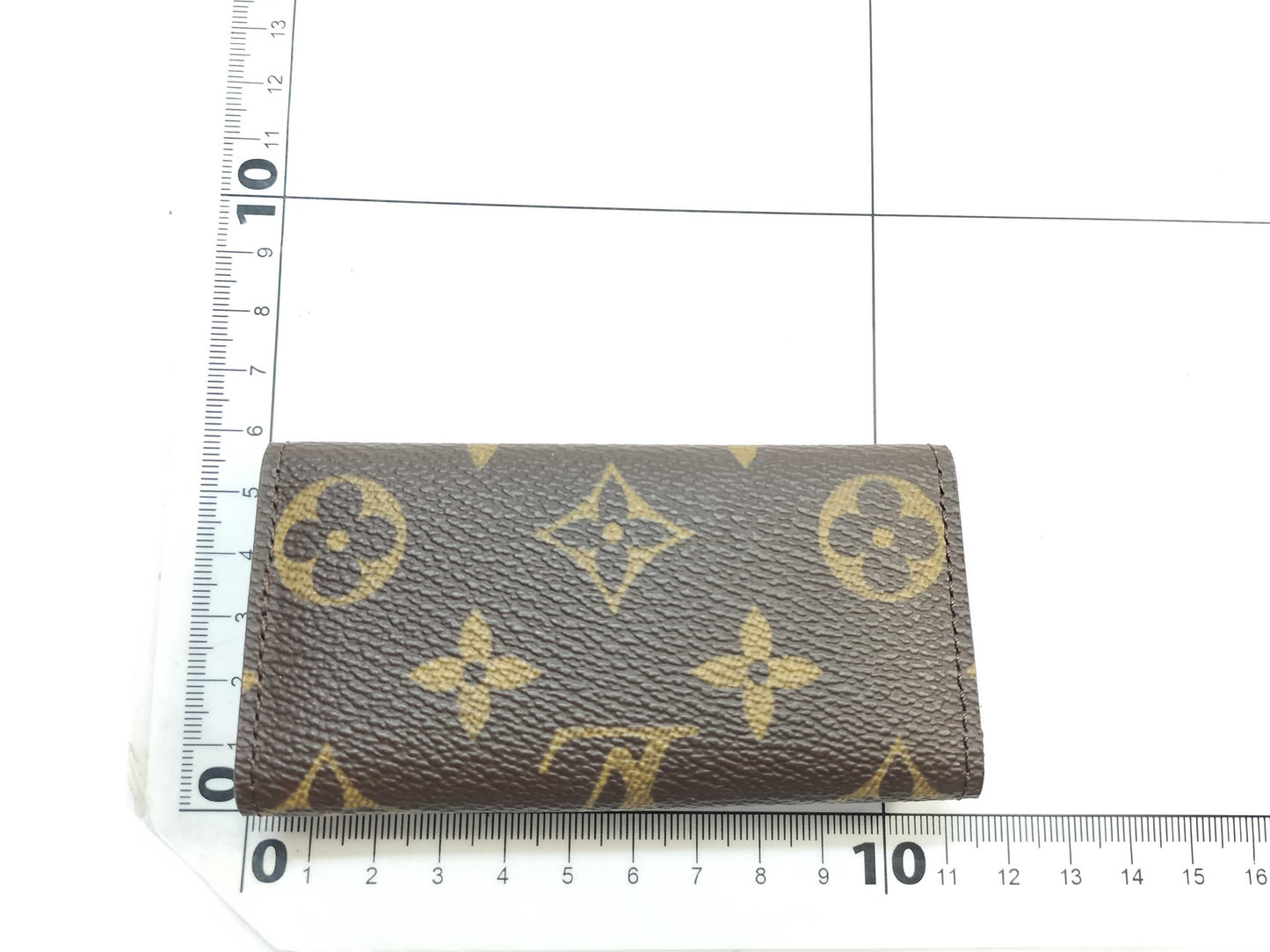 LOUIS VUITTON Monogram 3-Key Case Key Case/Key Holder