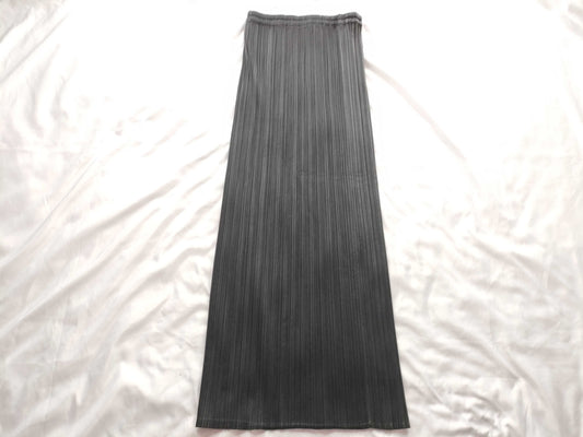 ISSEY MIYAKE Pleats Please Long Skirt Black Skirt