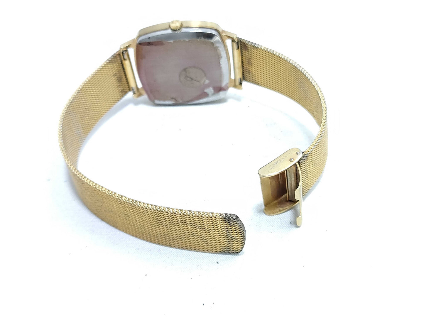 OMEGA Devil Square Gold Color Automatic Antique Women's Watch