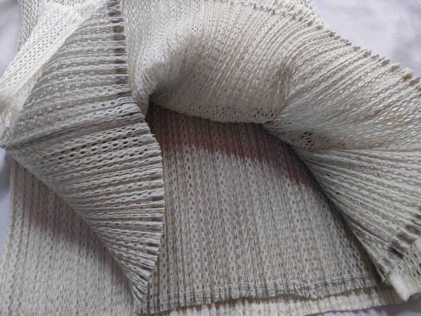 ISSEY MIYAKE Pleats Please Top, Ivory