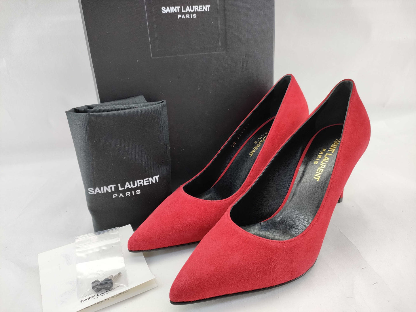 Yves Saint Laurent Red 37 1/2 Pumps