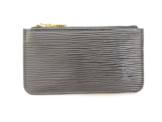 LOUIS VUITTON Epi Pochette Cle Noir Wallet