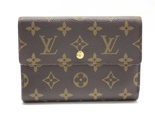 LOUIS VUITTON Monogram Porte Tresor Etui Papier Wallet