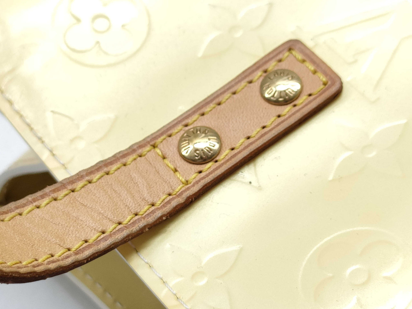 LOUIS VUITTON Vernis M91334 Lead PM Handbag