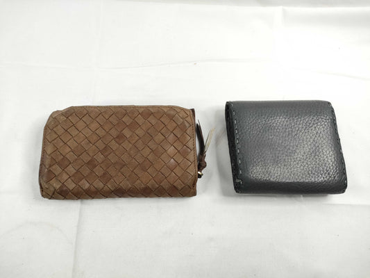 BOTTEGA VENETA and Fendi Selleria wallet set