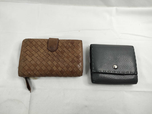 BOTTEGA VENETA and Fendi Selleria wallet set
