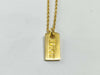 Dior logo accessory gold necklace