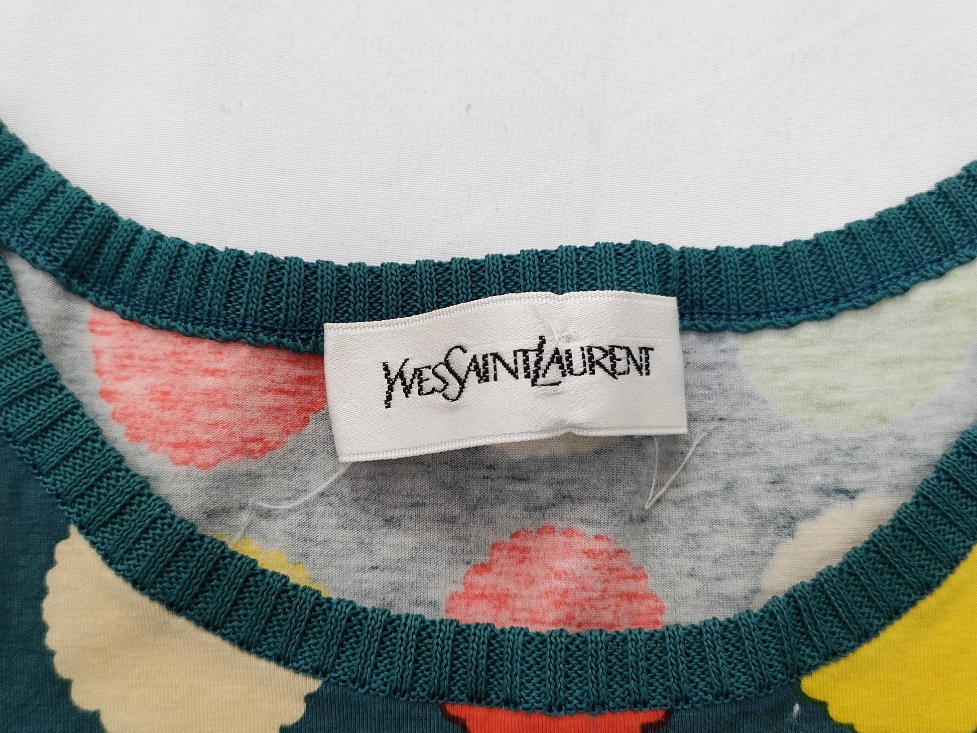 Yves Saint Laurent Sleeveless Cut and Sew Top