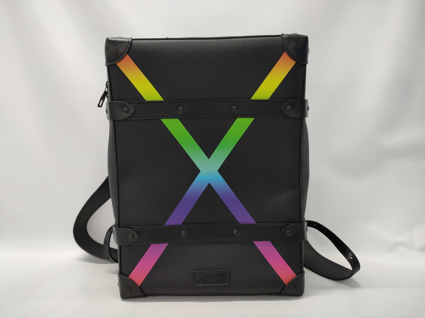 LOUIS VUITTON Taiga Rainbow Soft Trunk Backpack PM M30337 Backpack