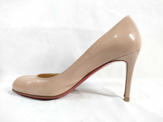 Christian Louboutin patent heel pumps