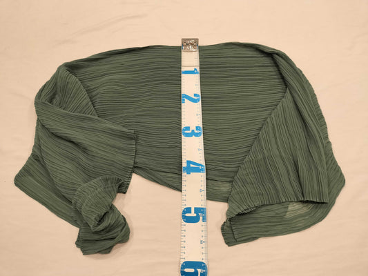 ISSEY MIYAKE Pleats Please/Green/Deformed/Tops Other Apparel