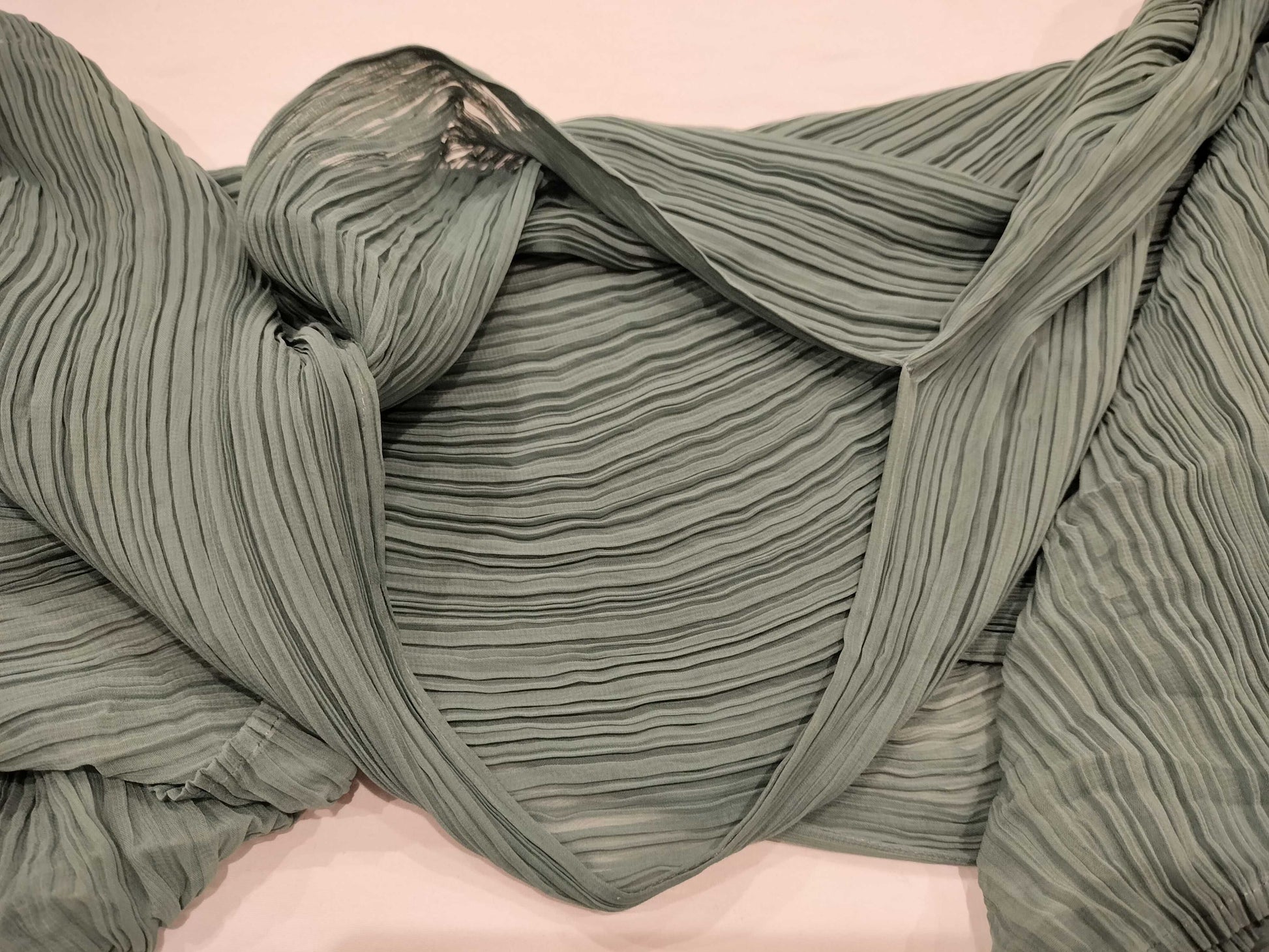 ISSEY MIYAKE Pleats Please/Green/Deformed/Tops Other Apparel