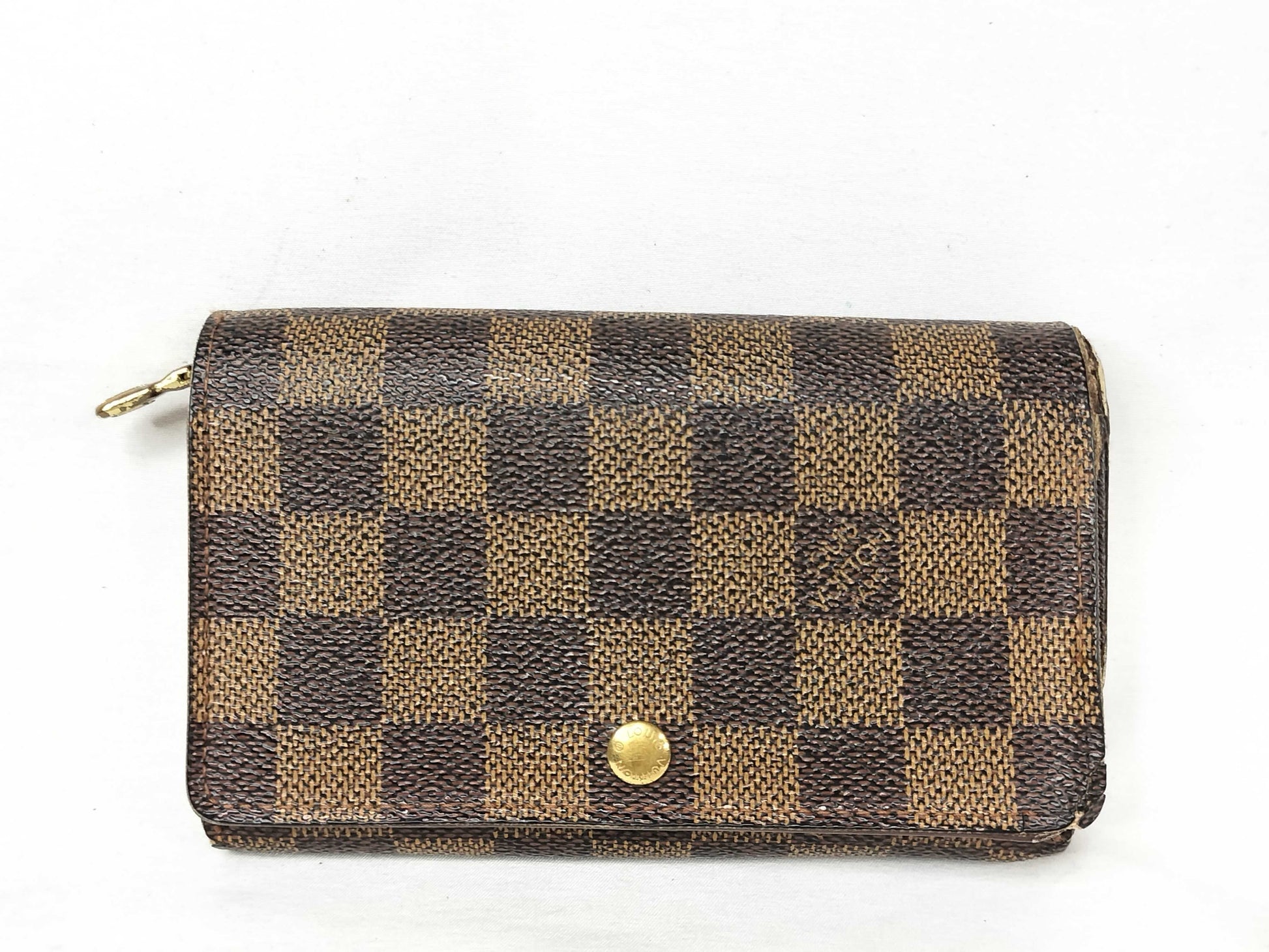 LOUIS VUITTON Damier Porte Monnaie Billet Tresor Wallet