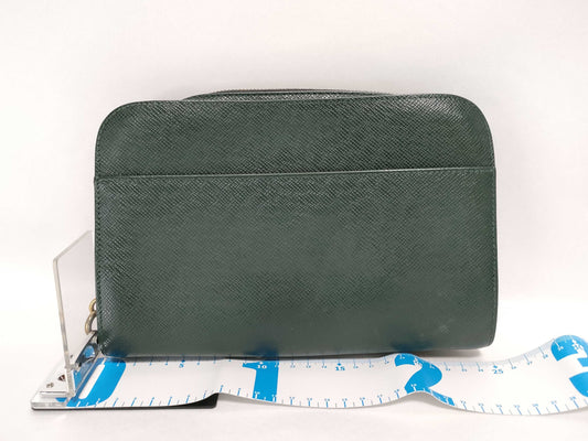 LOUIS VUITTON Taiga Taiga Baikal Adwords Clutch Second Bag Second Bag