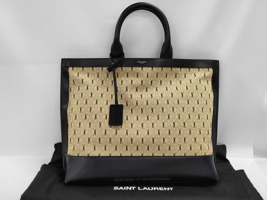 Yves Saint Laurent Paris Sac Shopping Hand Tote Bag
