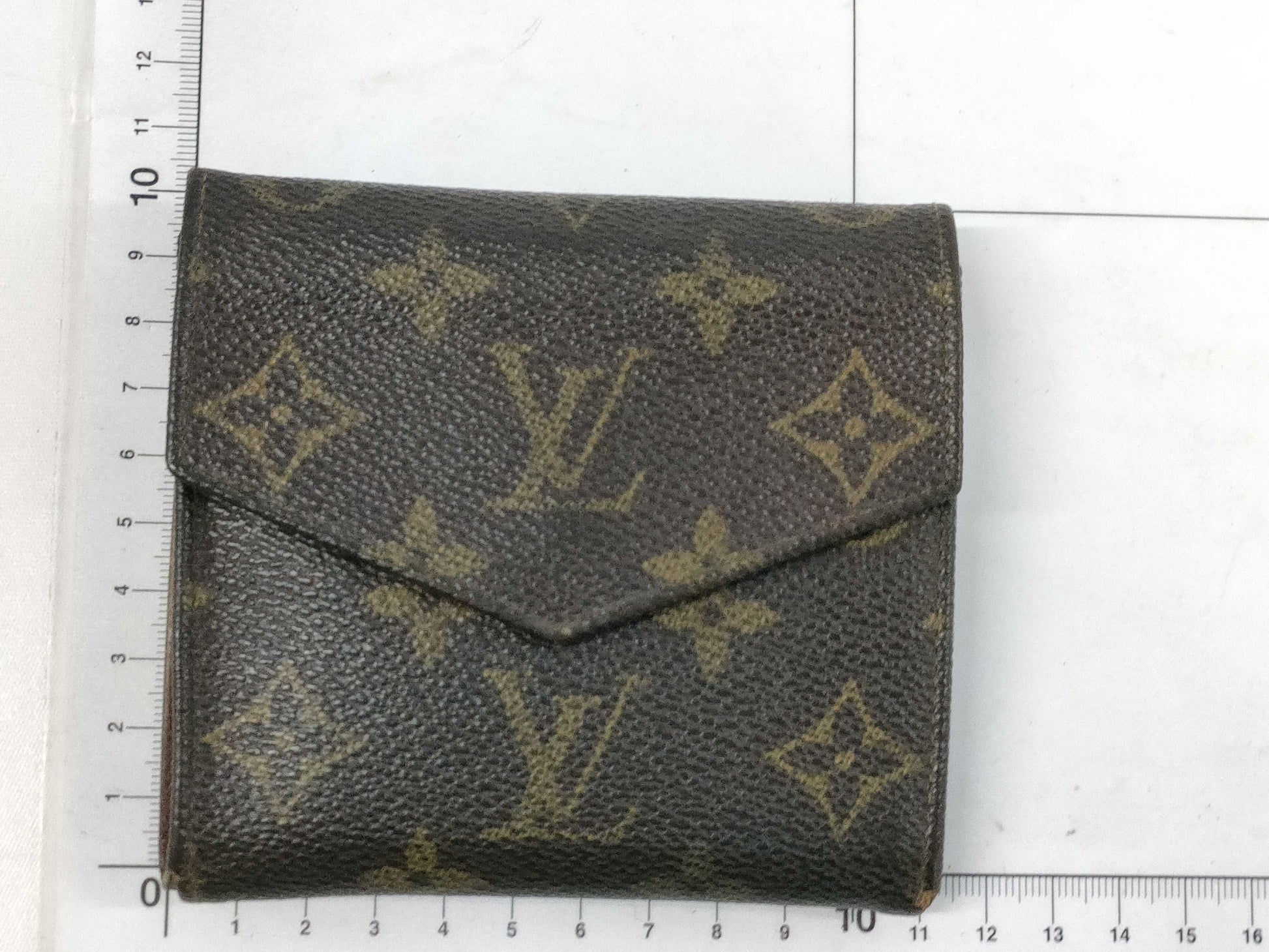 LOUIS VUITTON Monogram w-Hook Wallet Wallet