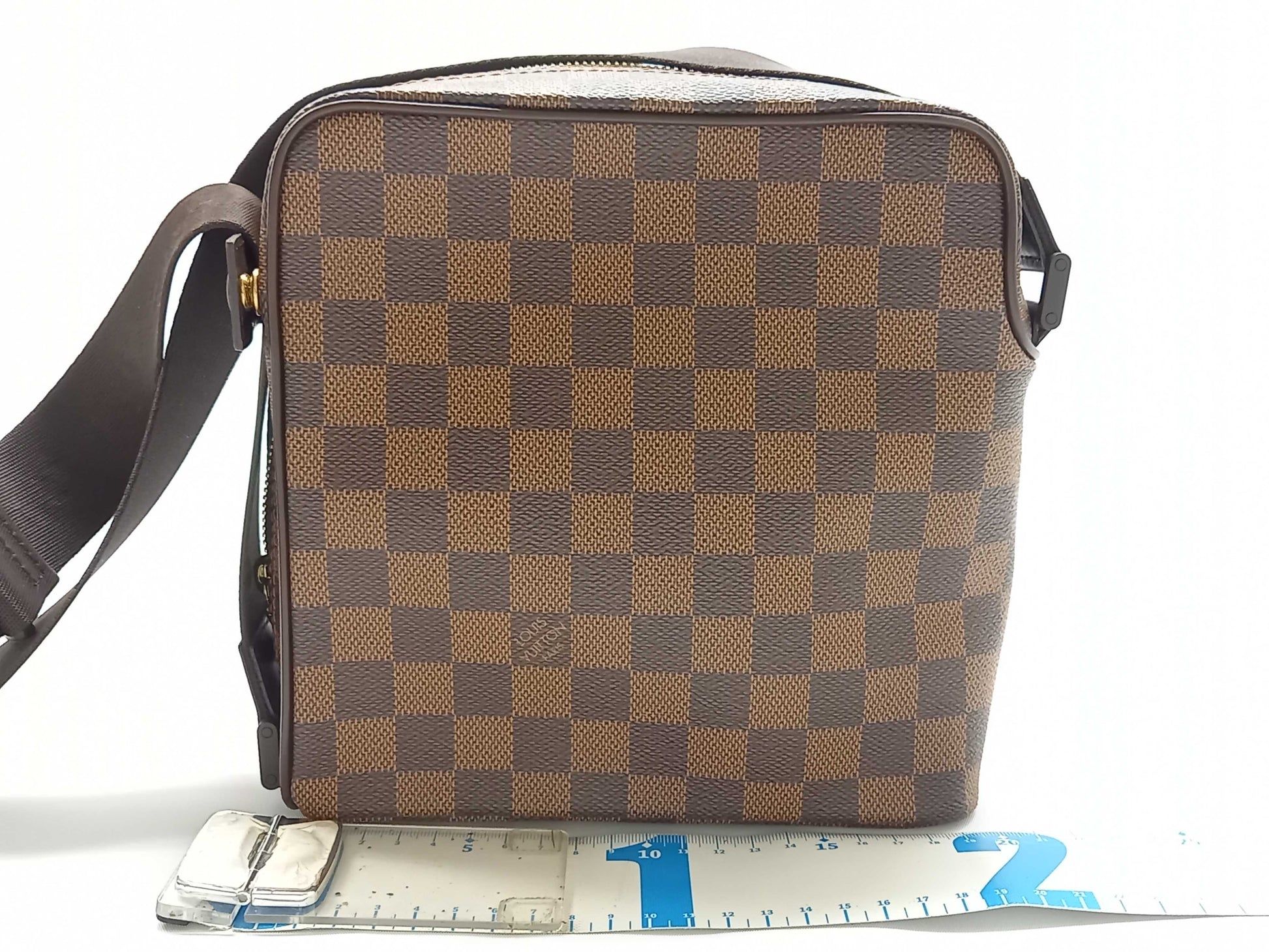 LOUIS VUITTON Damier N41442 Olaf PM Shoulder Bag