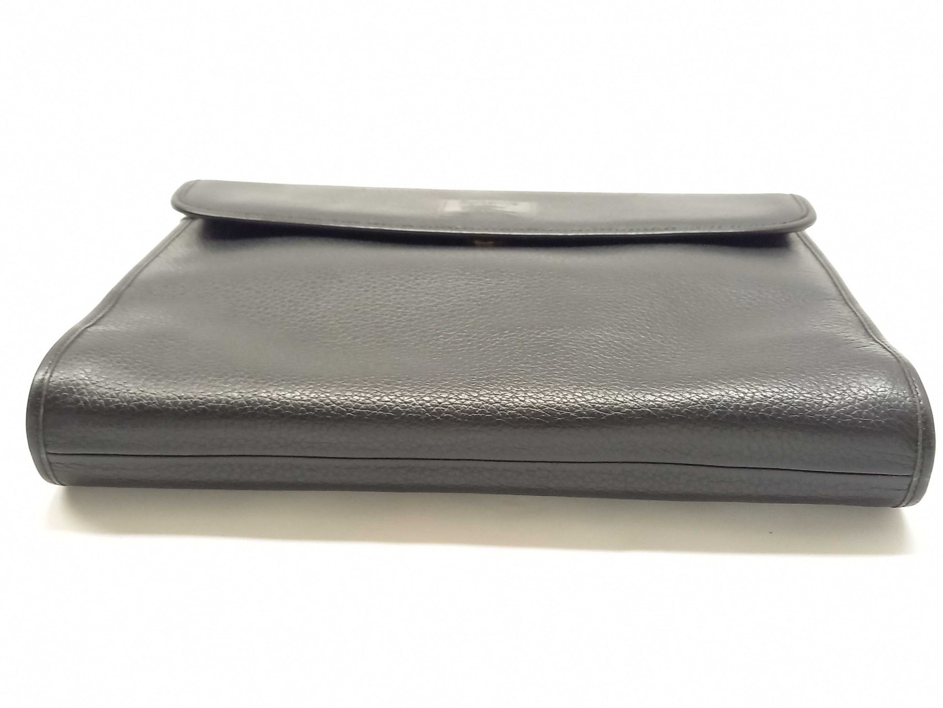 BURBERRY Leather Nova Check Clutch Bag